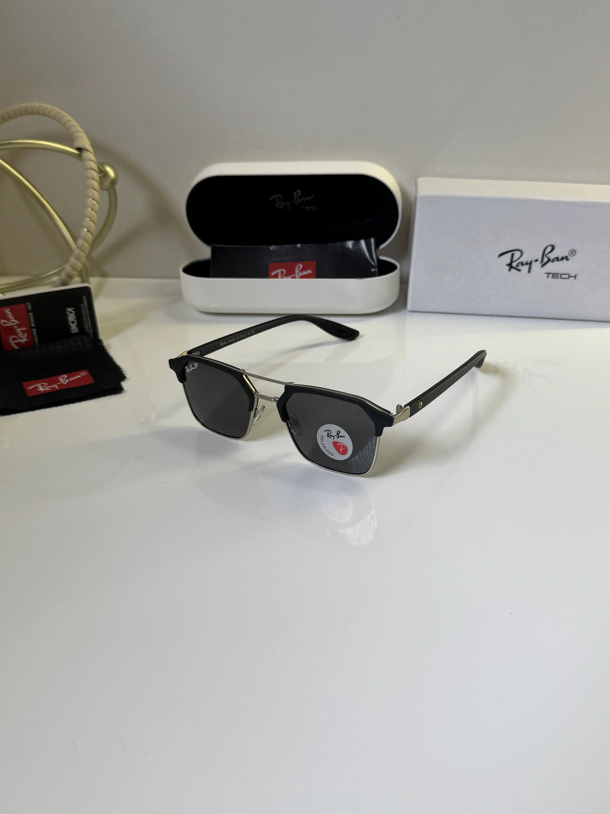 Ray Ban Silver Black